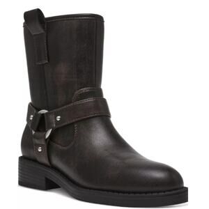 NEW DV Dolce Vita Women's Poca Harness-Strap Moto Booties Dusk Size 7M